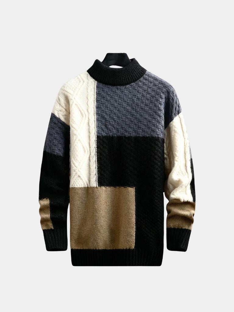 Mosaic Artisan Knit Sweater