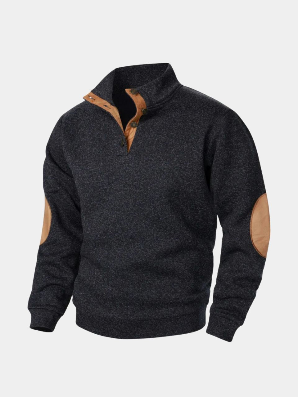 Lucien Heritage Elleboog Hoge Kraag Pullover