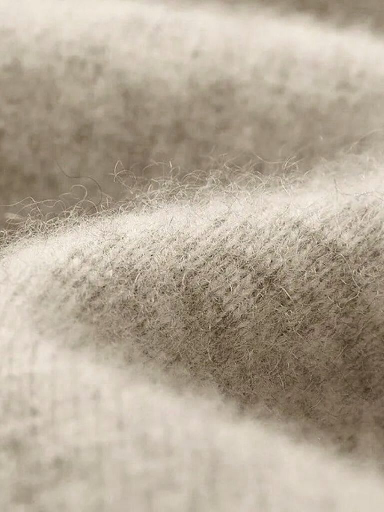 100% Merino Wol V-Hals Gebreide Cardigan Trui