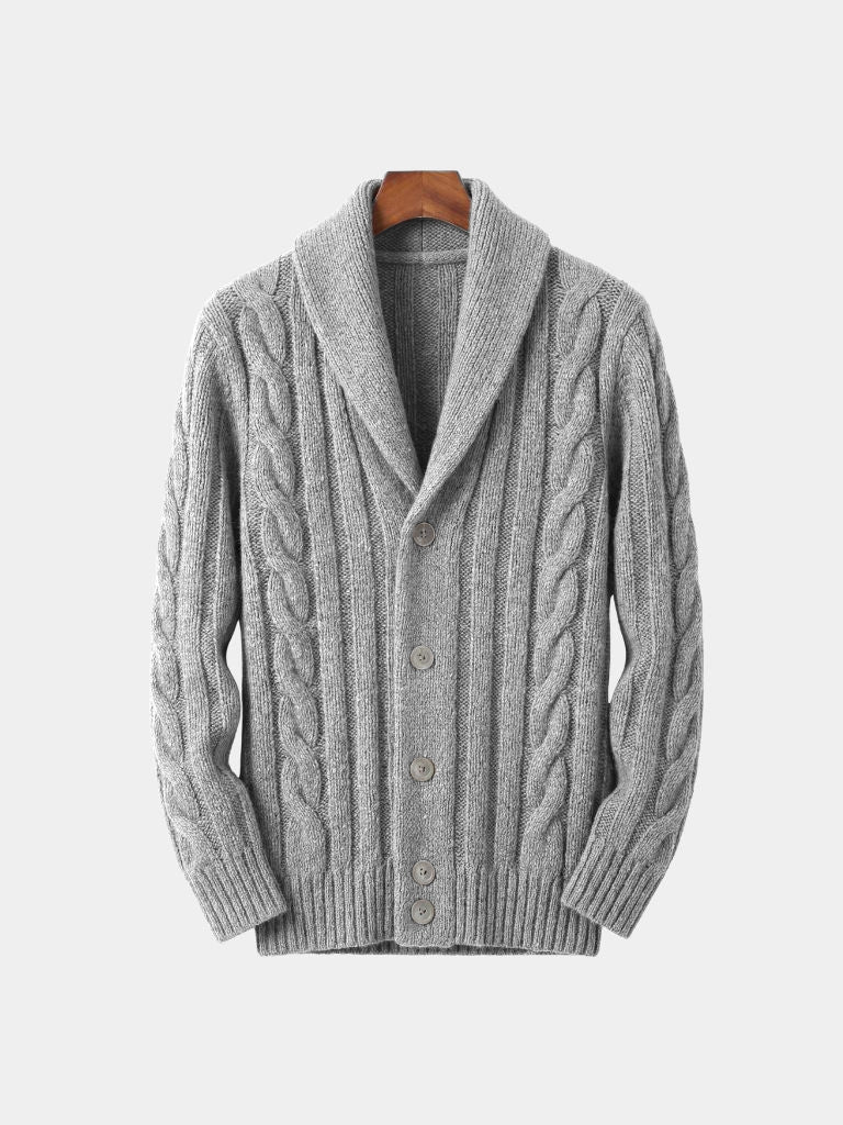 Heren Gebreide Cardigan