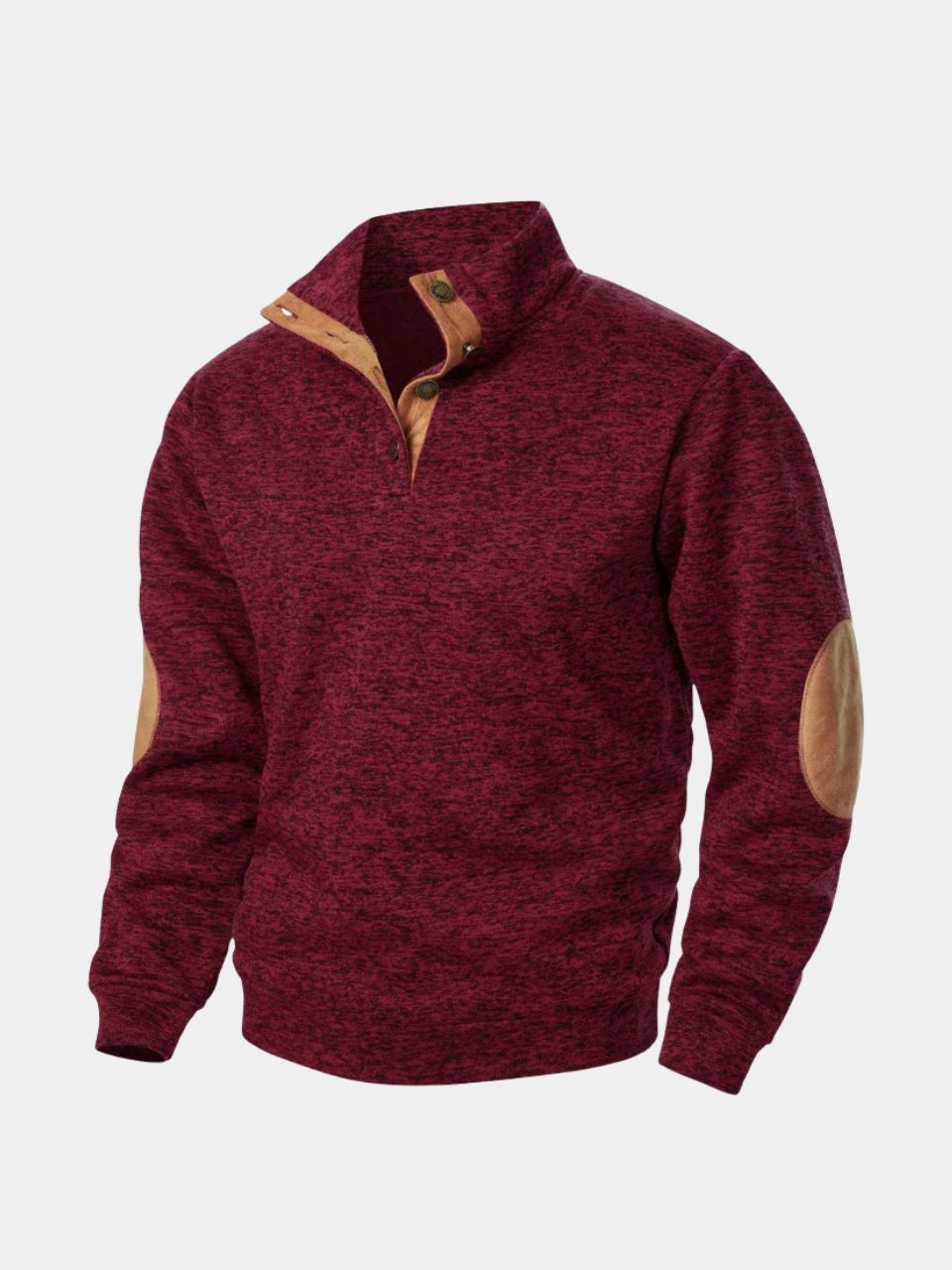 Lucien Heritage Elleboog Hoge Kraag Pullover