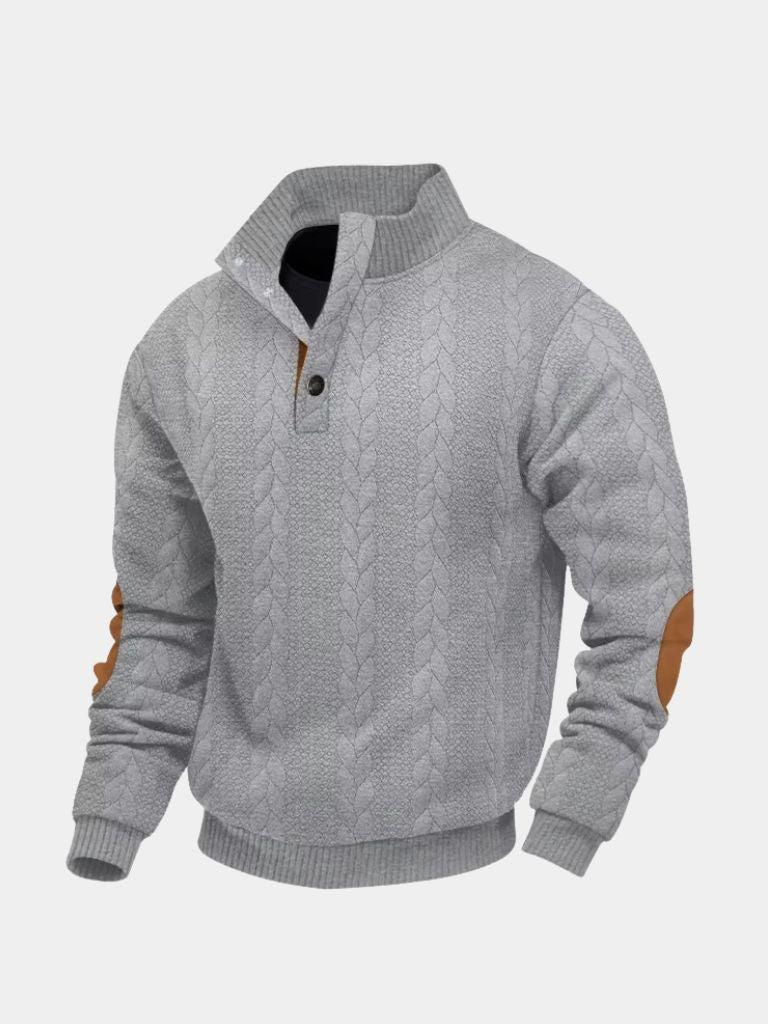 Timberline Lange Kraag Gebreide Trui