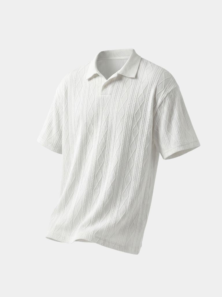 Imperial Diamond Knit Polo Shirt
