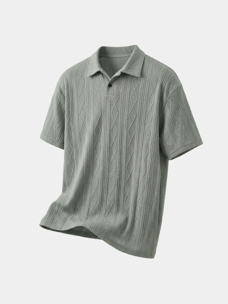Imperial Diamond Knit Polo Shirt