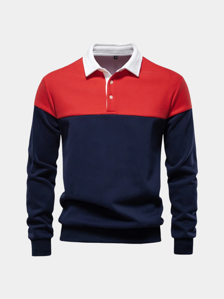 Alpine Zip-Neck Polo Pullover