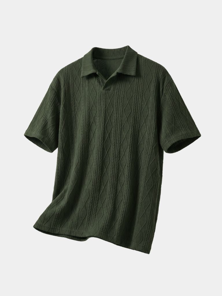 Imperial Diamond Knit Polo Shirt