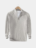 Essentiële Half Zip Curve Trui