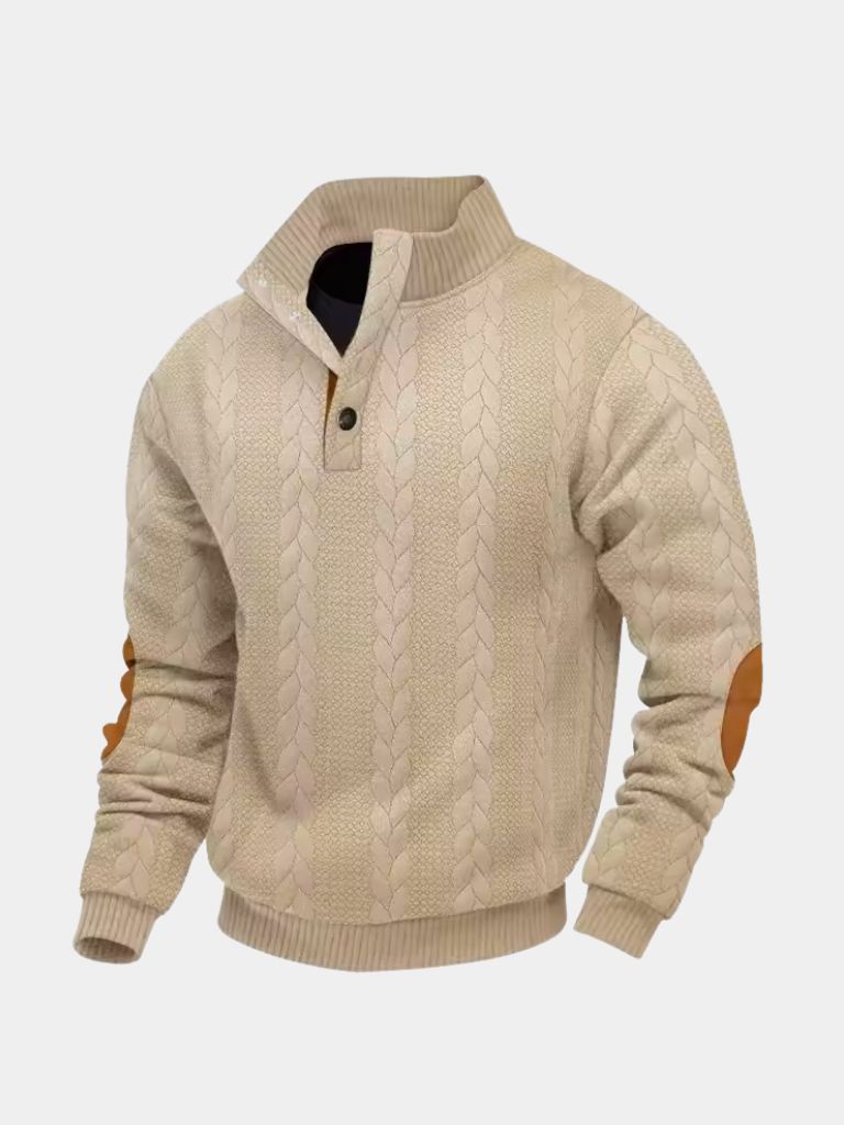 Timberline Lange Kraag Gebreide Trui