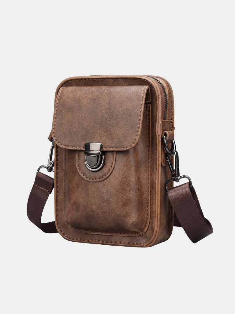 Vintage Mini Leren Schoudertas