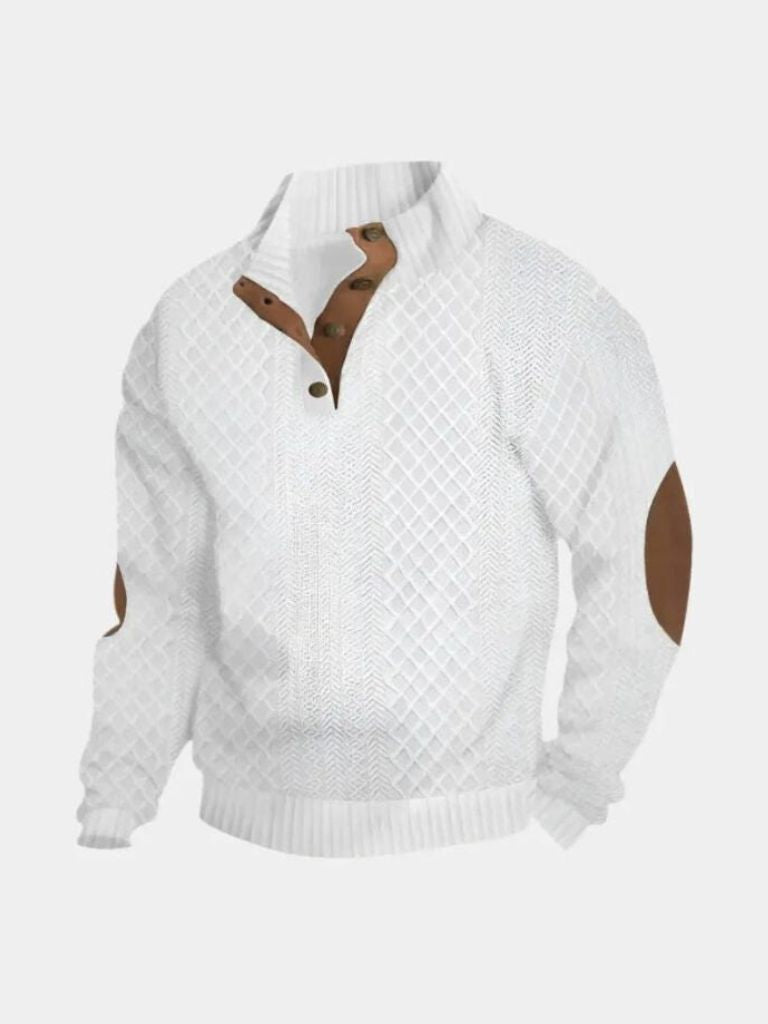 Klassieke Hoge Kraag Pullover