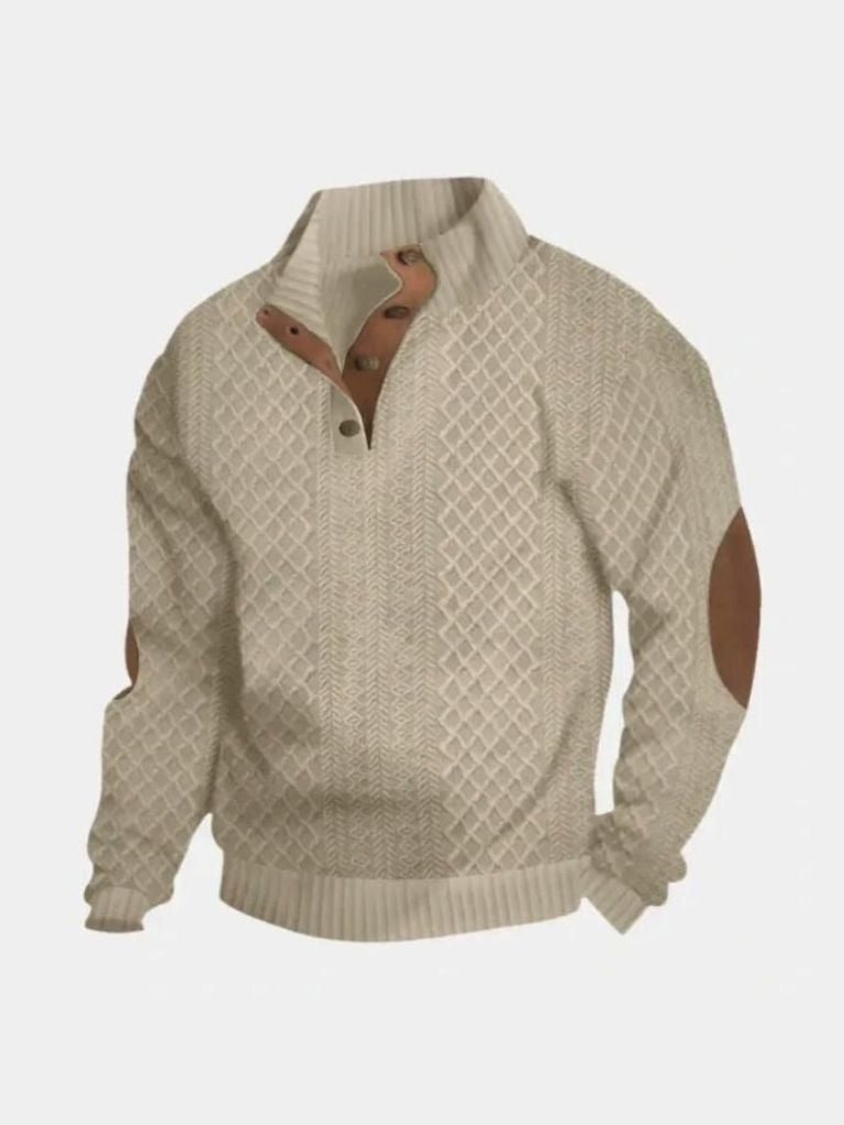 Klassieke Hoge Kraag Pullover