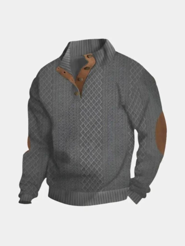 Klassieke Hoge Kraag Pullover