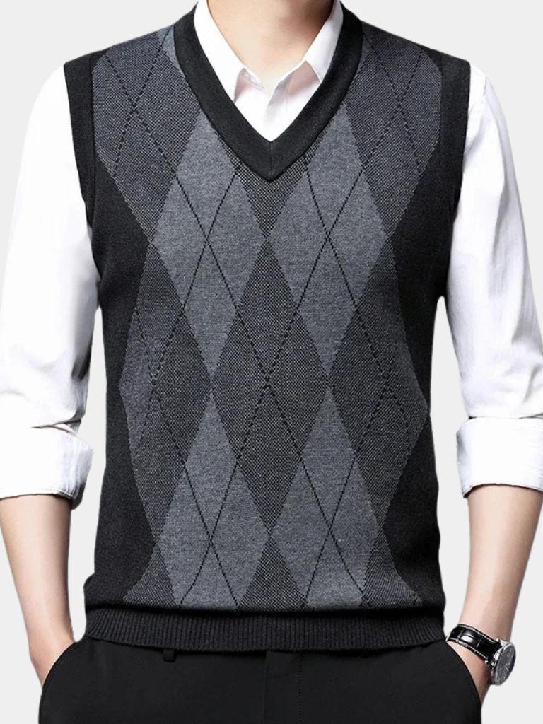 Academisch Essentieel Gebreid Vest