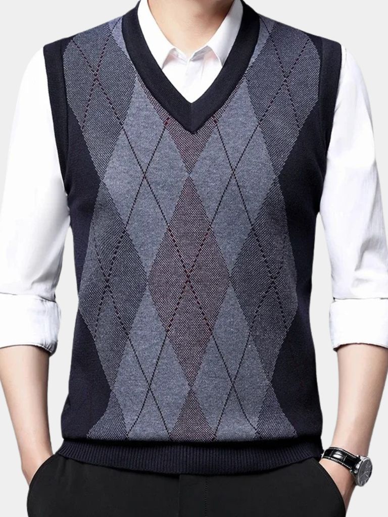 Academisch Essentieel Gebreid Vest