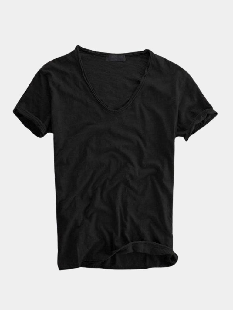 Albo Classic Linnen V-Hals T-Shirt