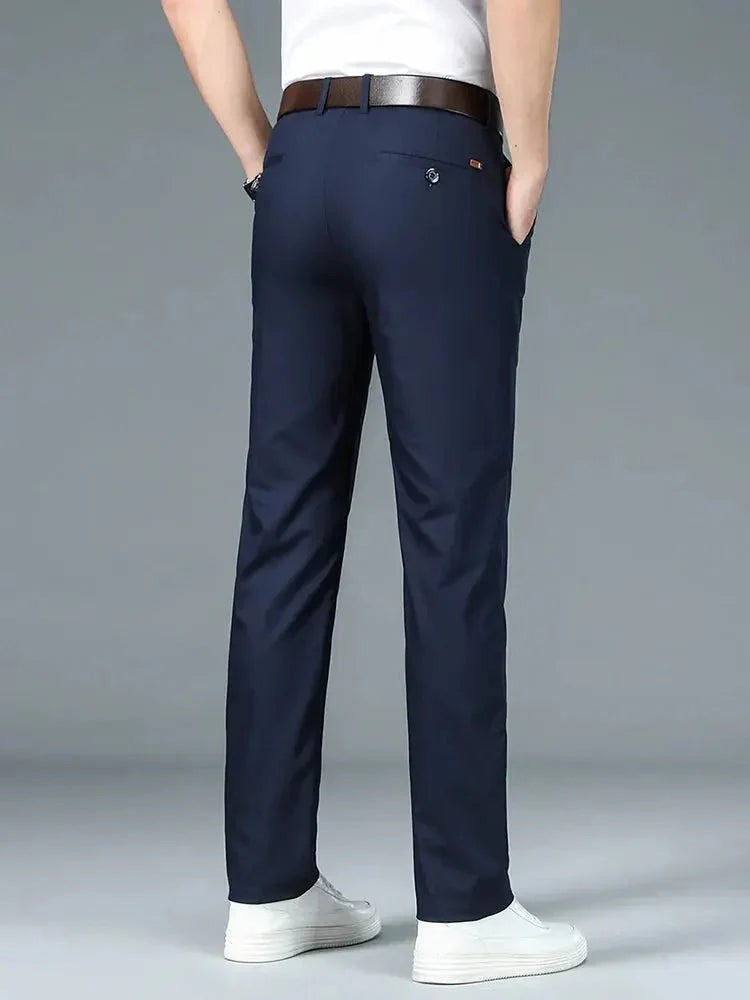 Bamboevezel Minimalistische Rechte Broek