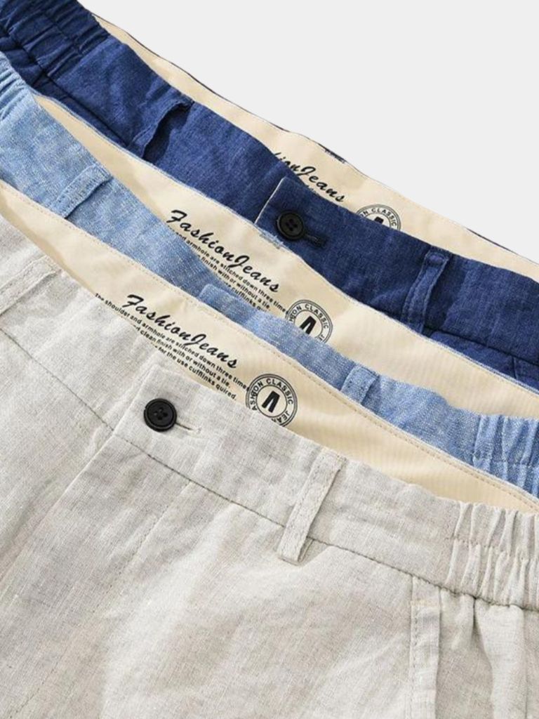 Bleu Horizon Linnen Shorts