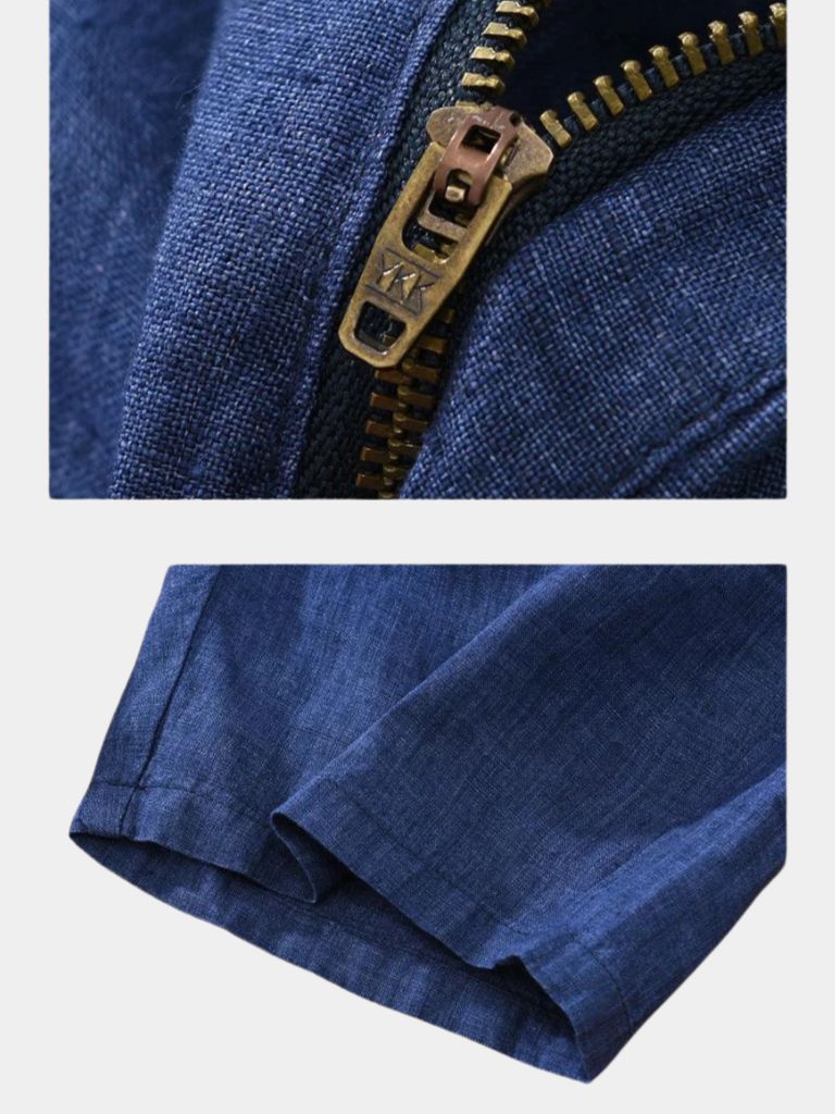 Bleu Horizon Linnen Shorts