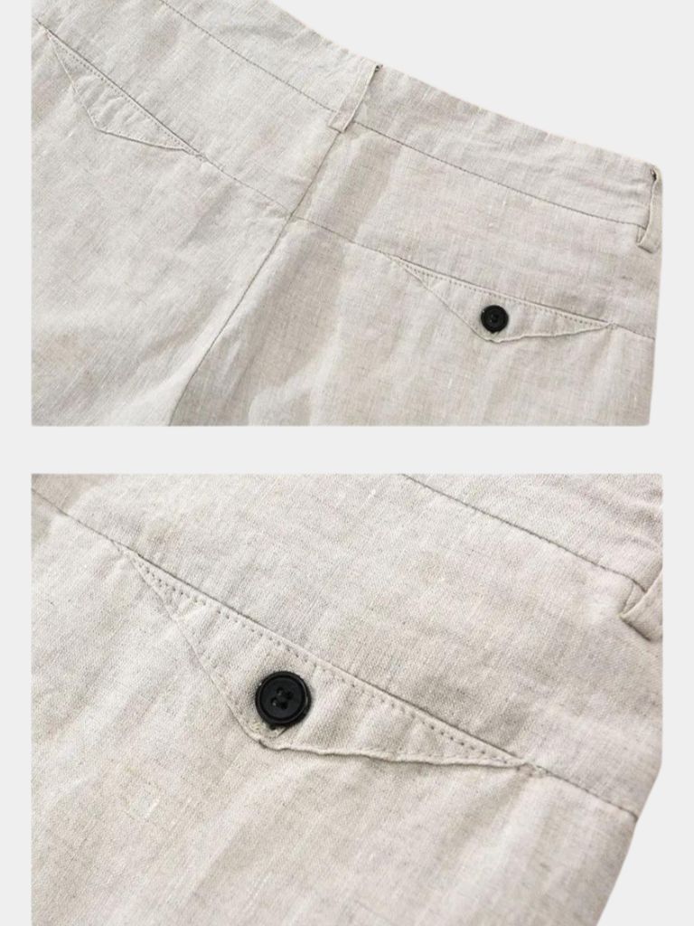 Bleu Horizon Linnen Shorts