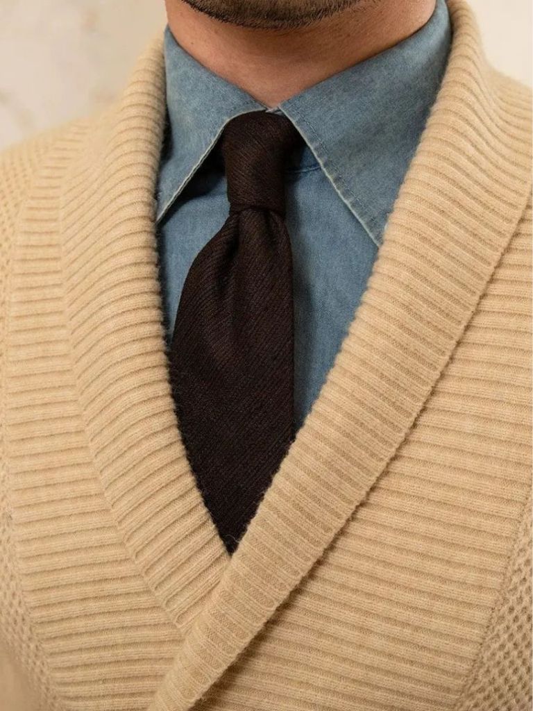 Britse Elegante Gebreide Cardigan
