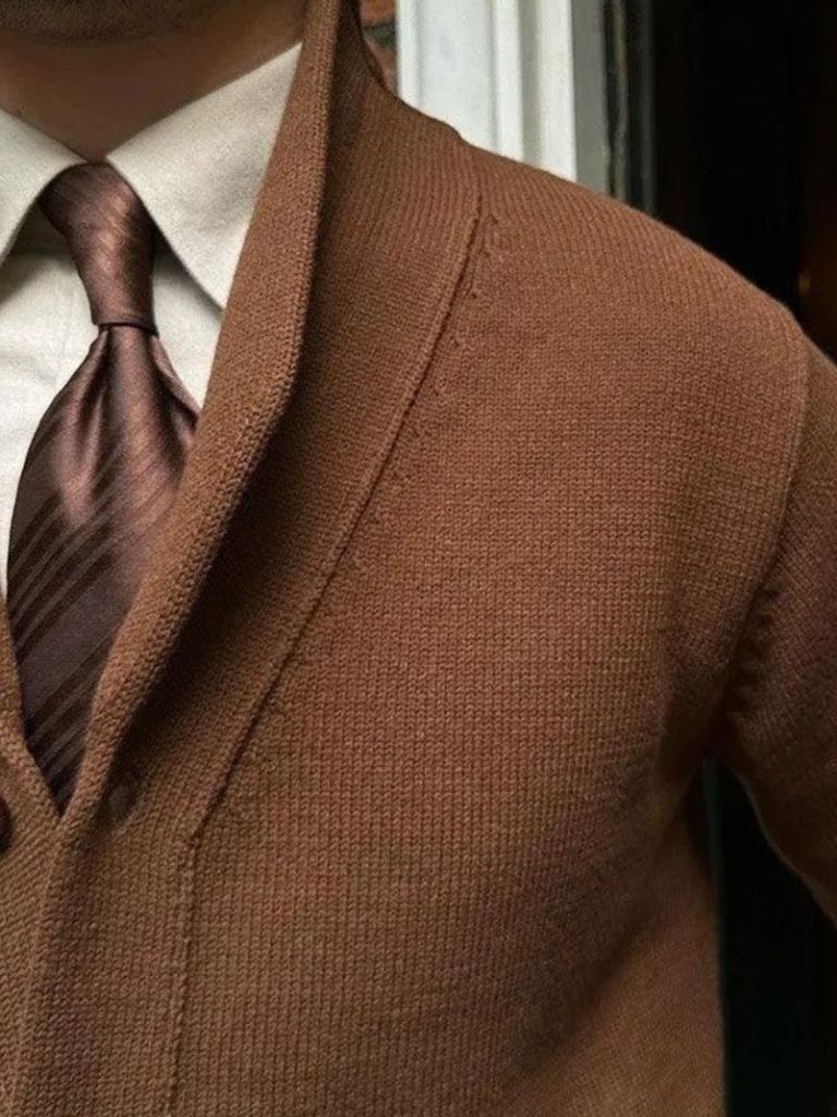 Britse Brei Cardigan