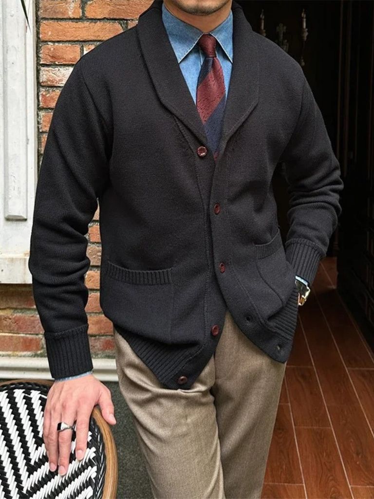 Britse Brei Cardigan