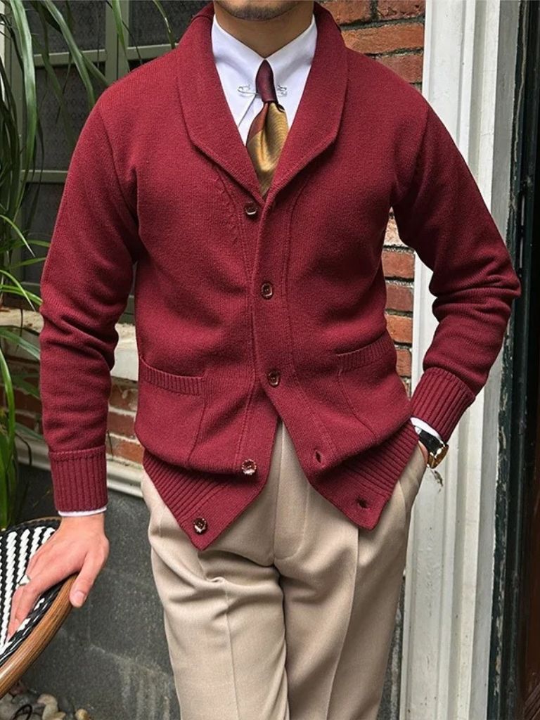 Britse Brei Cardigan