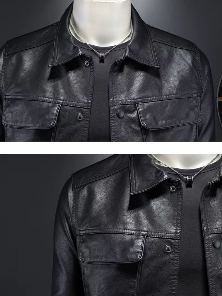 Bronzen Rebel Leren Jas