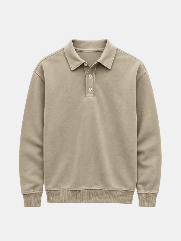 Canyon Mist Lange Mouwen Polo Shirt