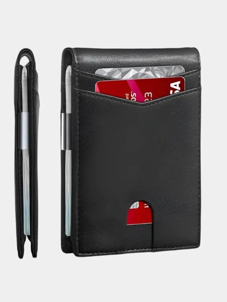 Koolstofvezel Anti RFID Minimalistische Portemonnee