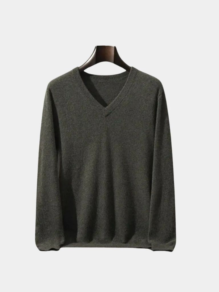 Cashmere V Hals Trui