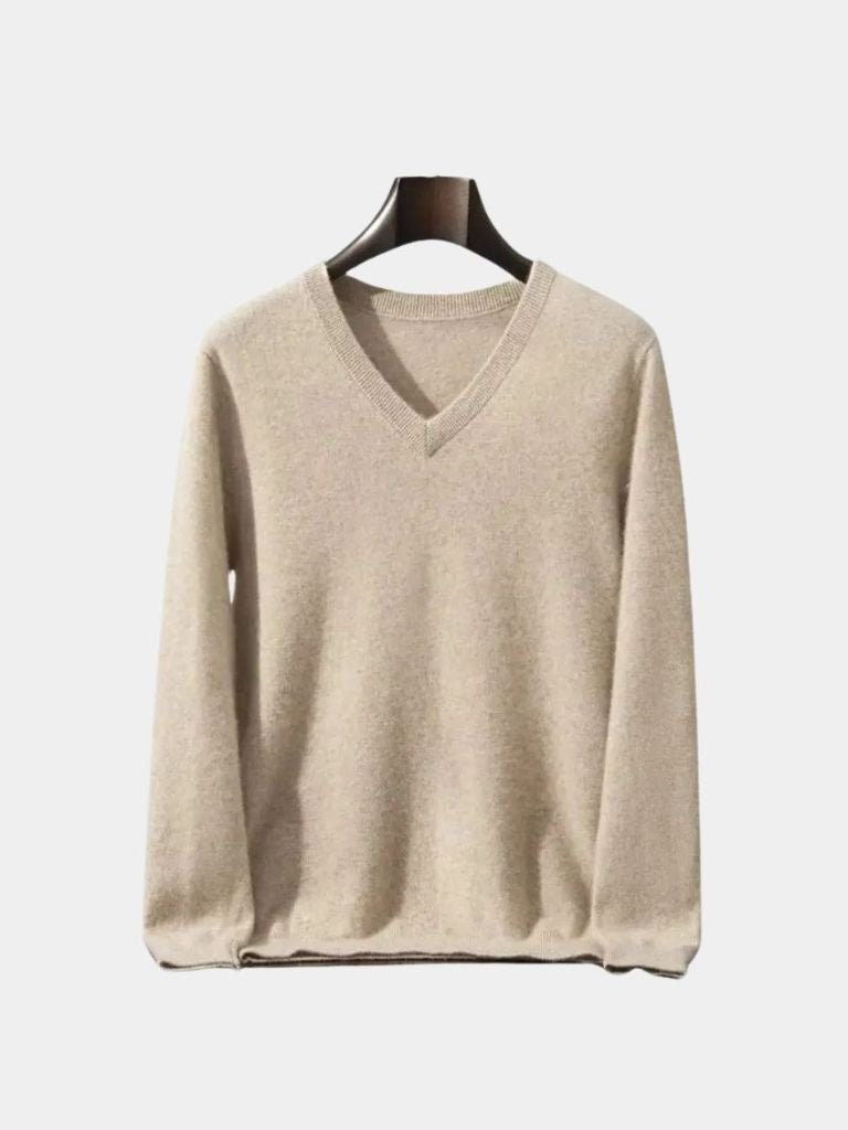Cashmere V Hals Trui