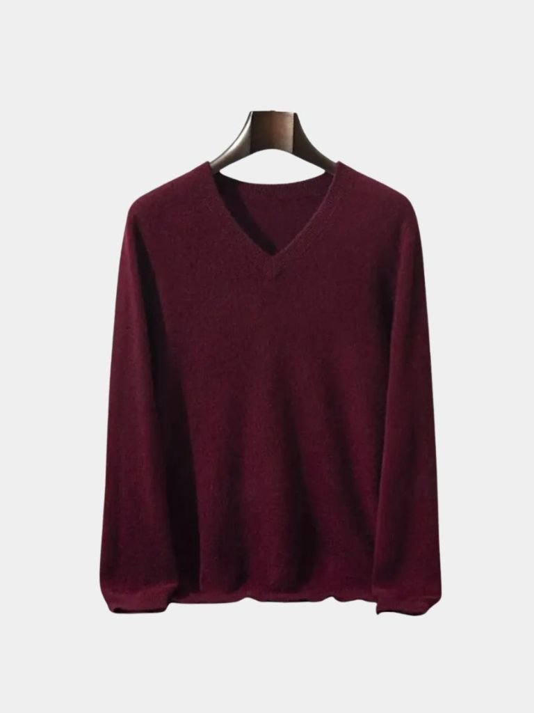 Cashmere V Hals Trui