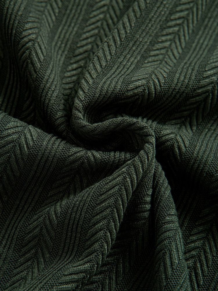 Cavalière Textured Quarter Zip Polo