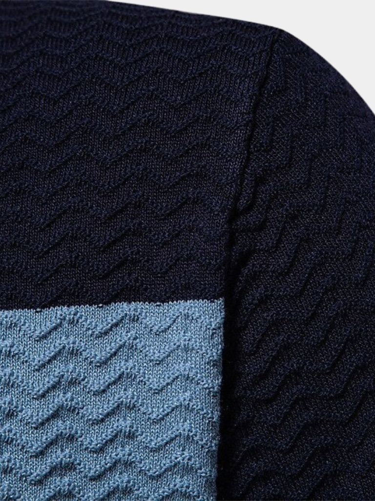 Classic Fit Quarter Zip Business Casual Korte Mouwen Polo