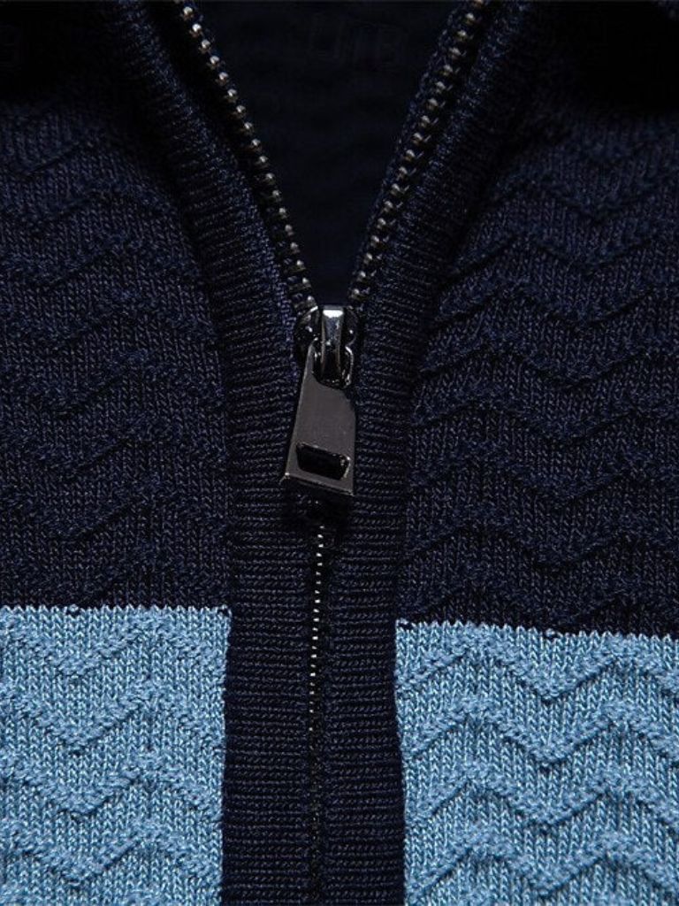 Classic Fit Quarter Zip Business Casual Korte Mouwen Polo