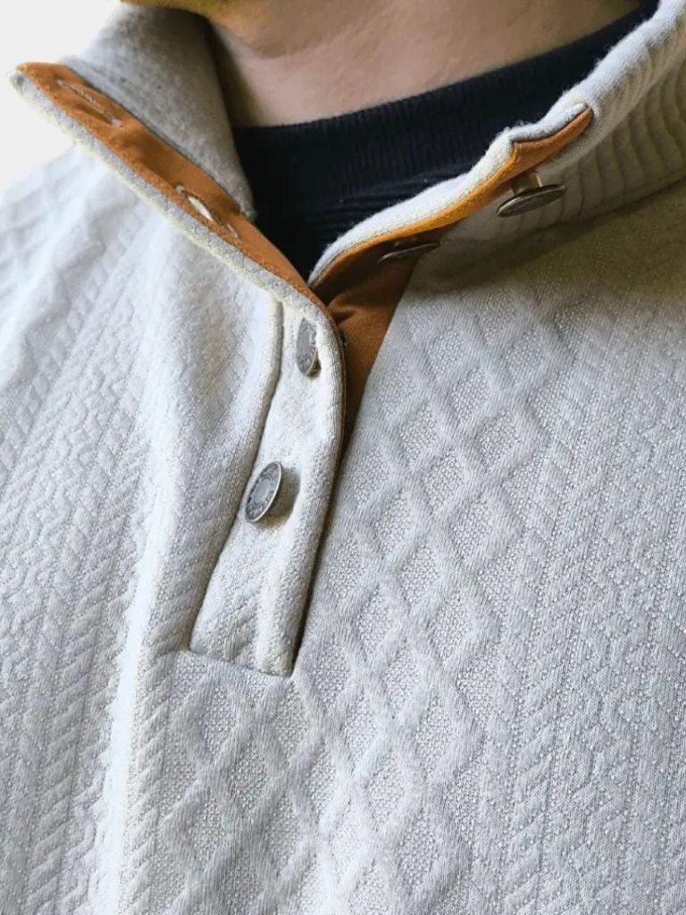 Klassieke Hoge Kraag Pullover