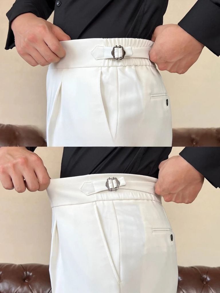 Classic Italië Sidetab Elastische Broek