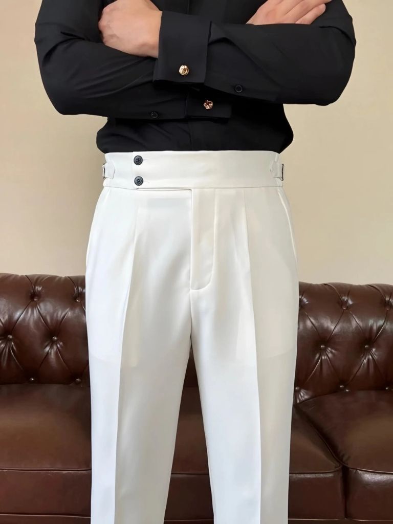 Classic Italië Sidetab Elastische Broek