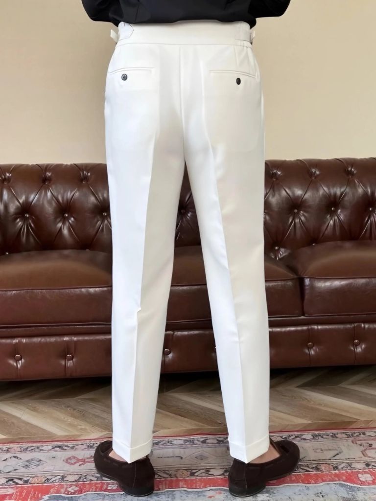 Classic Italië Sidetab Elastische Broek