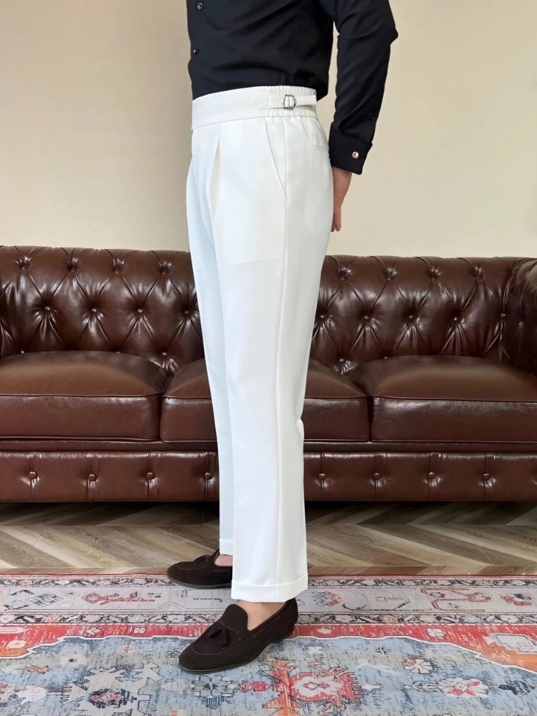 Classic Italië Sidetab Elastische Broek