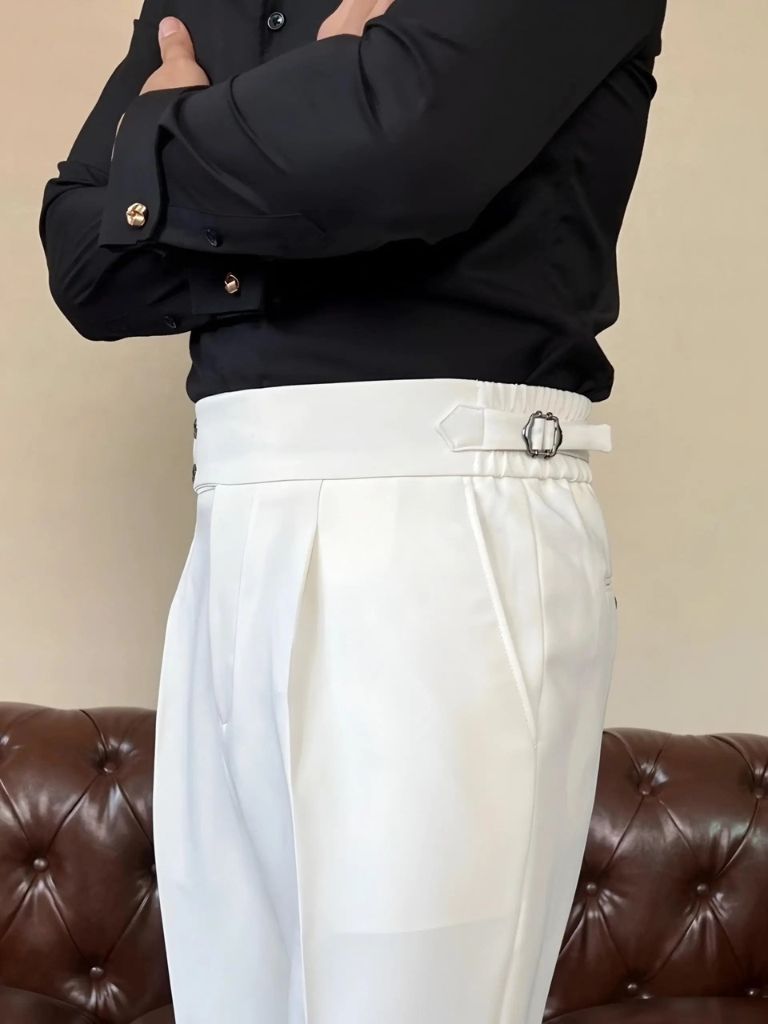 Classic Italië Sidetab Elastische Broek