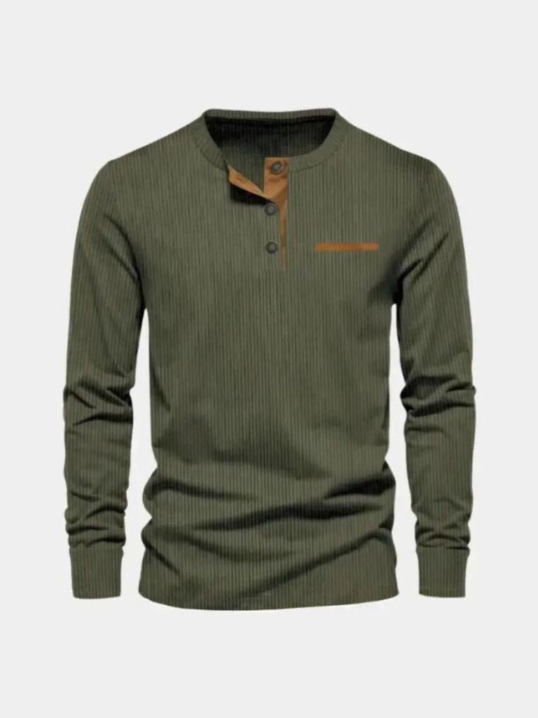 Corduroy Lange Mouwen T-Shirt