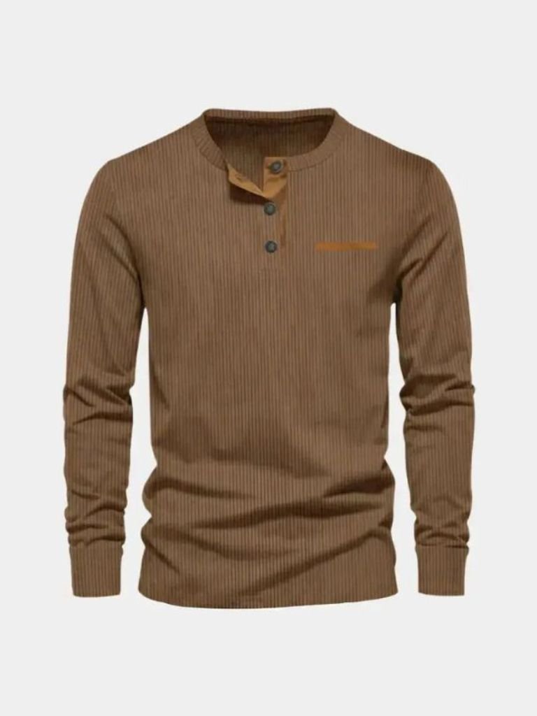 Corduroy Lange Mouwen T-Shirt