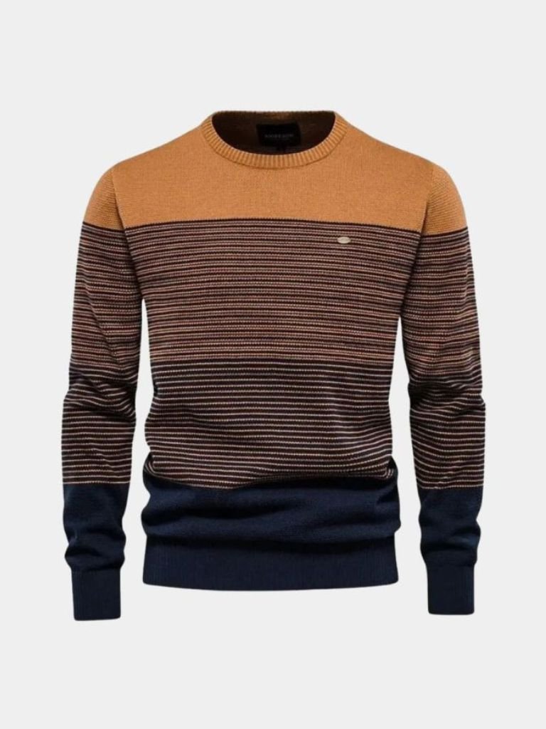 Ronde Hals Trui Gebreid Pullover Sweater