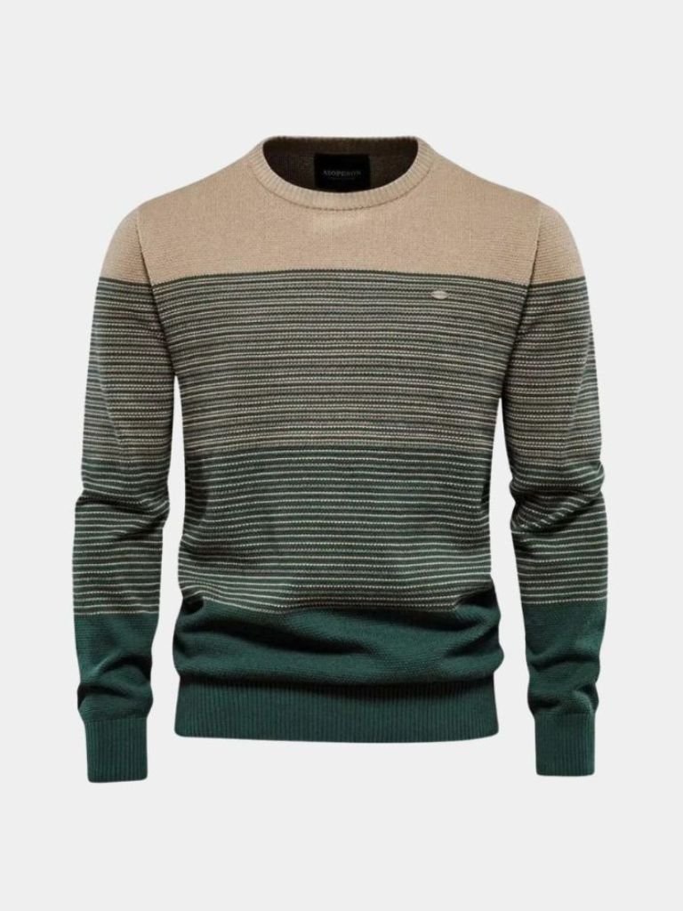 Ronde Hals Trui Gebreid Pullover Sweater