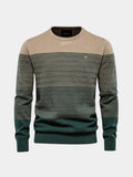 Ronde Hals Trui Gebreid Pullover Sweater
