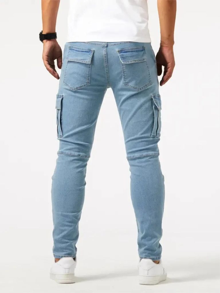Denim Jeans Cargo Broek