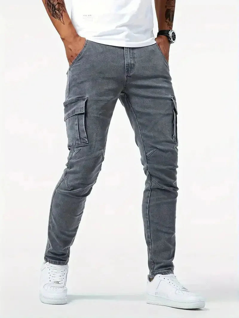 Denim Jeans Cargo Broek