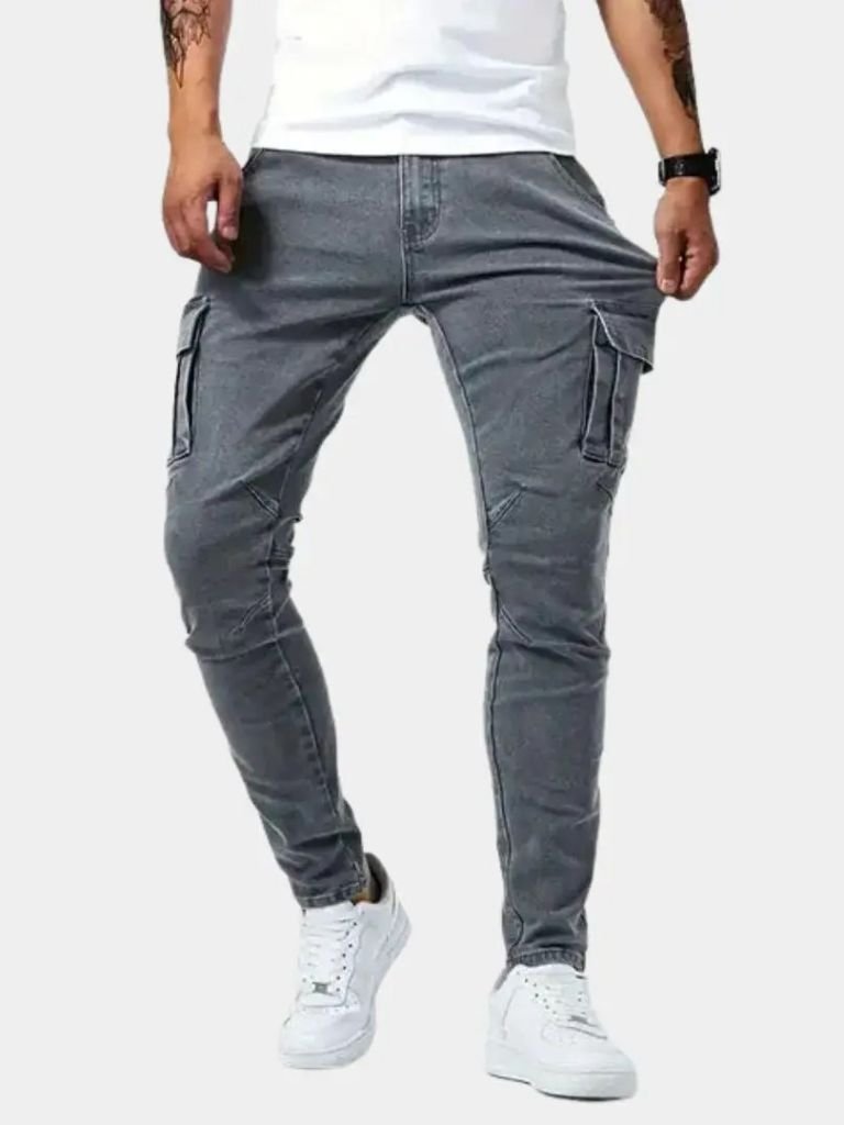 Denim Jeans Cargo Broek